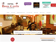 Tablet Screenshot of hoteldooncastle.com